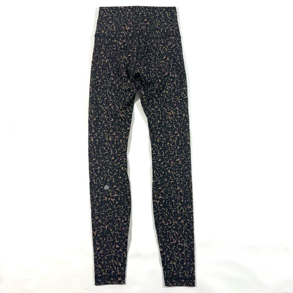 Lululemon Wunder Train High Rise Tight 28” Fluctuate Micro Pink Multi - Picture 3 of 10